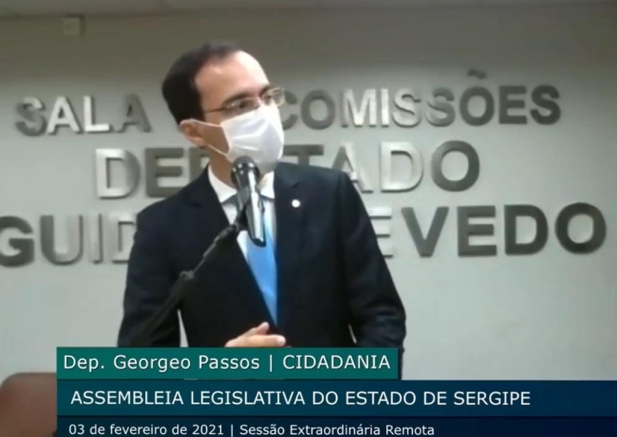 Georgeo Passos defende mais agilidade na análise de pedidos de calamidade feitos pelos municípios sergipanos (Foto: Site Georgeo Passos)
