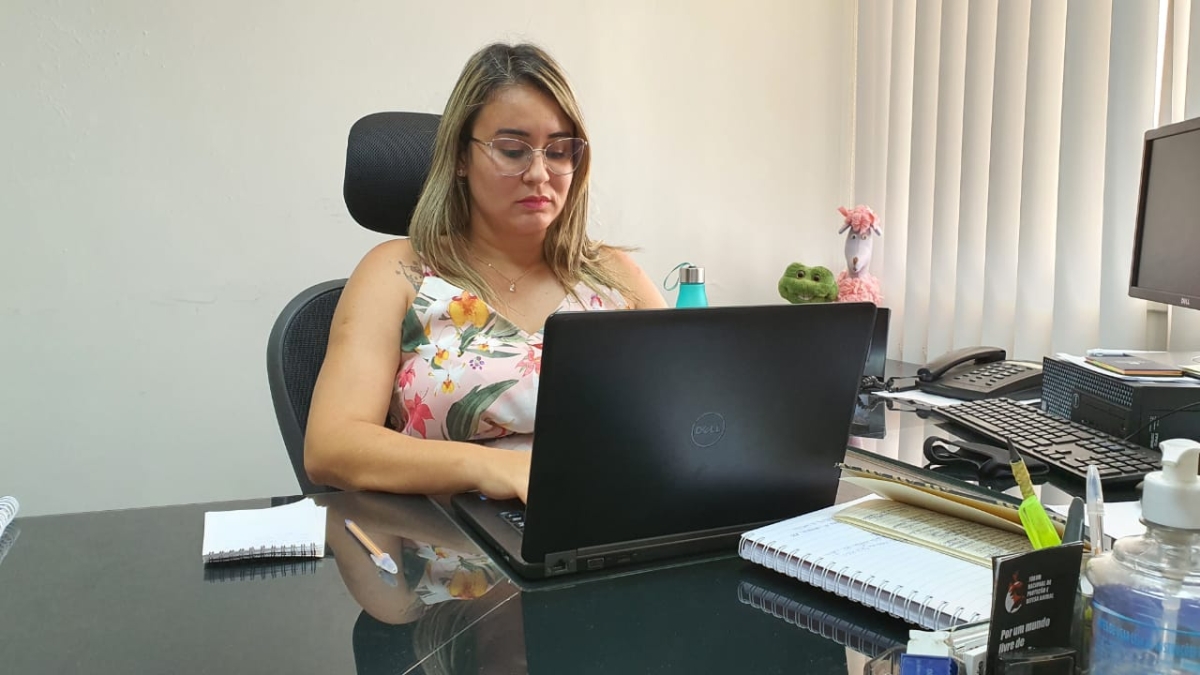 Kitty Lima cobra da Sejuc criação de lei complementar para assegurar direitos à Polícia Penal de Sergipe 
(Foto: Assessoria Kitty Lima)