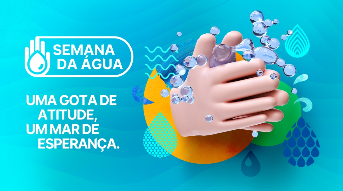 Shoppings Jardins e RioMar Aracaju promovem a campanha "Uma gota de atitude, um mar de esperança" (Imagem: Divulgação)