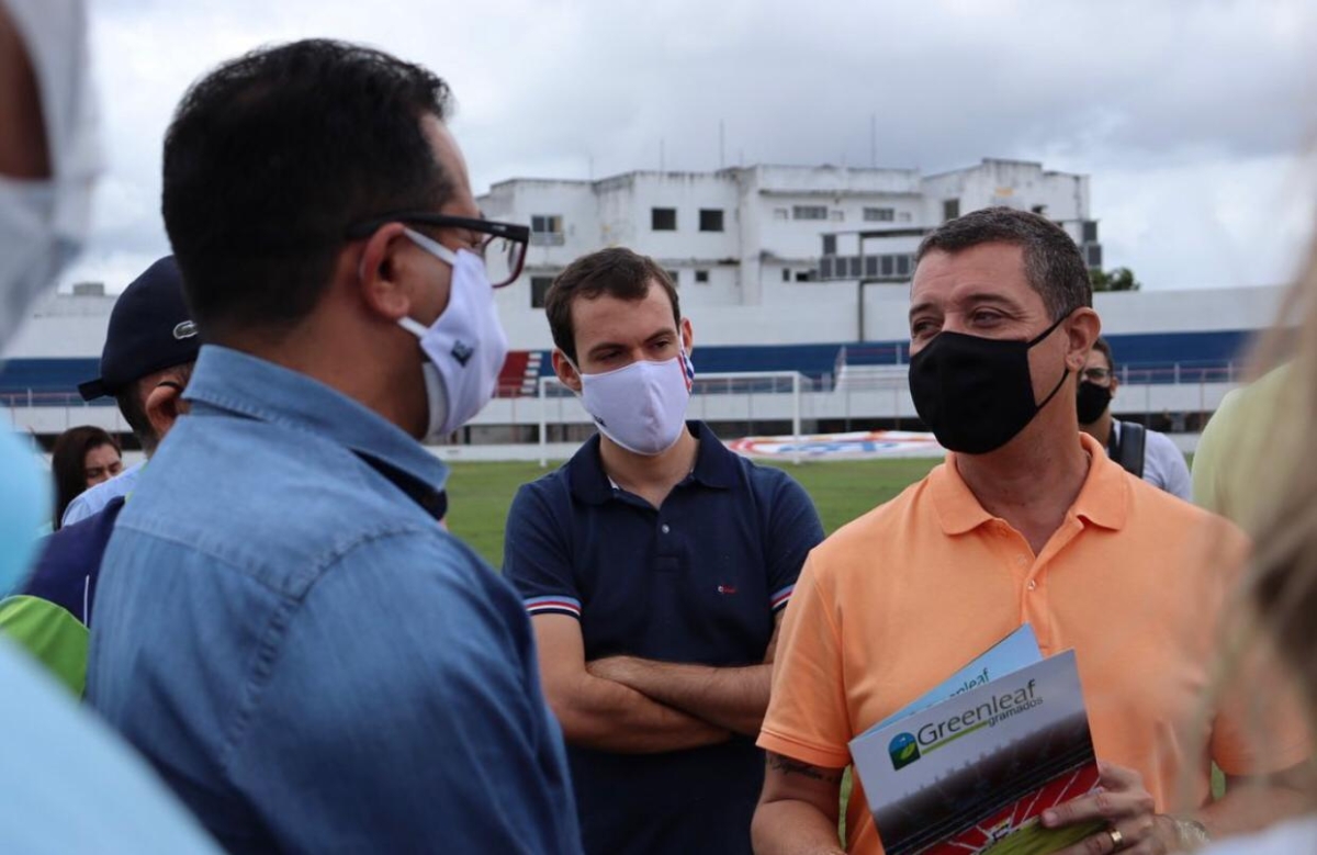 Fábio Mitidieri destina R$ 1 milhão para reformas no Etelvino Mendonça (Foto: Secom/ Itabaiana)