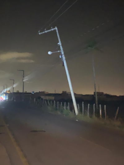 Período de chuvas aumenta ocorrências de acidentes com postes (Foto: Comunicação Energisa Sergipe)