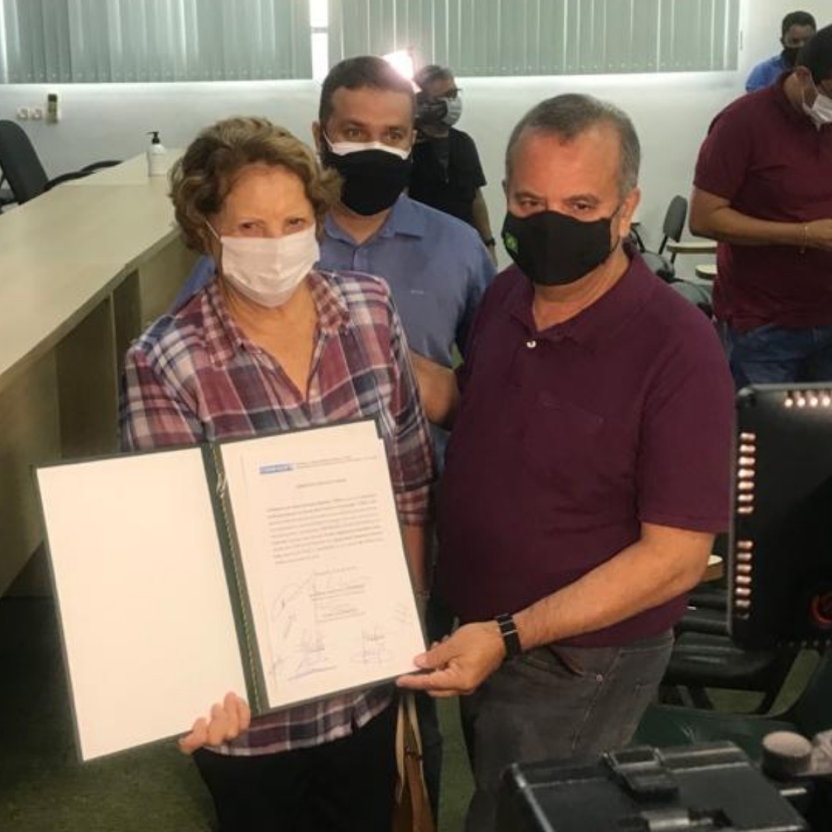 "Esse momento honra a memória do ex-governador João Alves Filho" diz Maria do Carmo sobre assinatura do projeto executivo para a obra do Canal de Xingó (Foto: Assessoria Maria do Carmo)