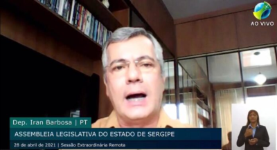 Iran Barbosa cobrou e o Projeto que cria o Conselho Estadual do Fundeb é aprovado na Alese (Imagem: Assessoria Iran Barbosa)