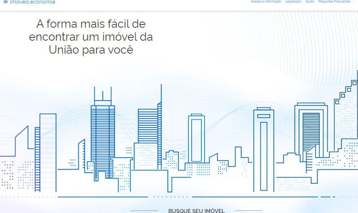 Site de venda de imóveis públicos entra em funcionamento (Foto: Ministério da Economia)