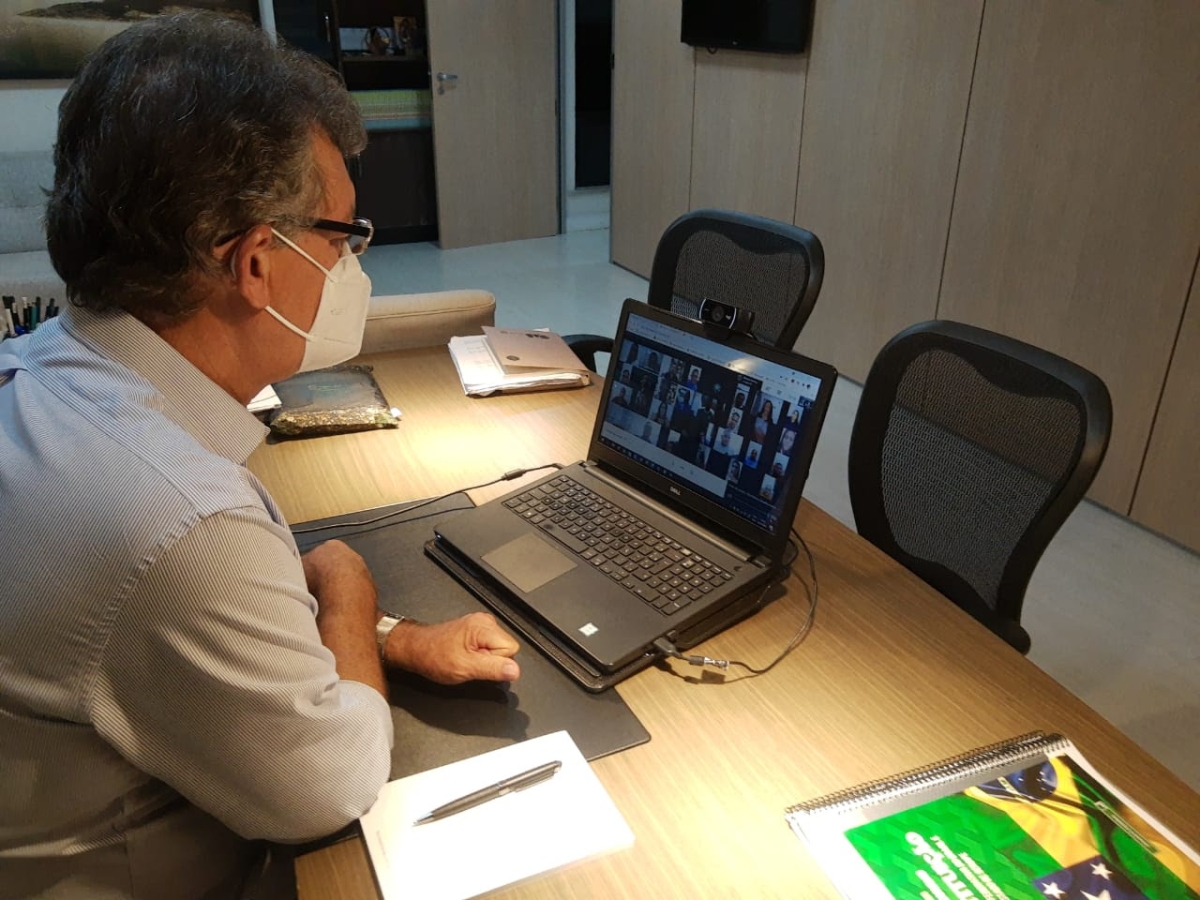 Em reunião virtual, Laércio Oliveira ouve demandas das comunidades (Foto: Site Laércio Oliveira)