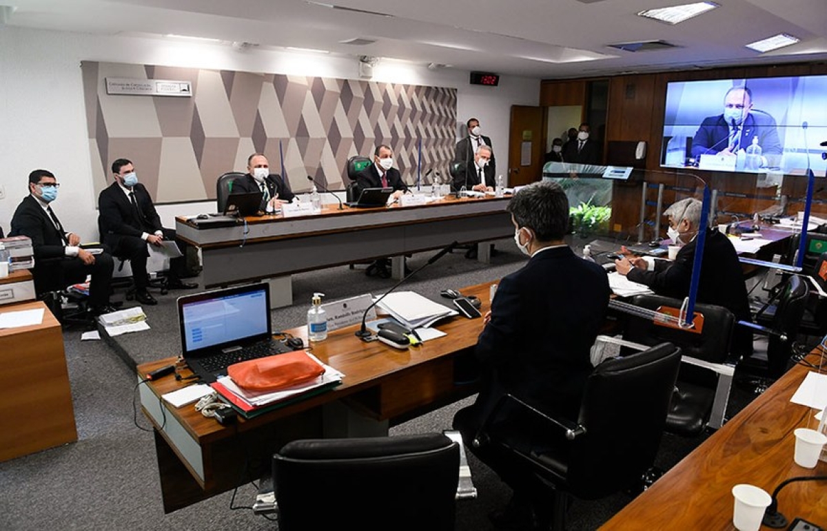 O requerimento para quebra de sigilos de Pazuello foi apresentado pelo vice-presidente da CPI, senador Randolfe Rodrigues (Rede-AP) - Foto: Jefferson Rudy/ Agência Senado