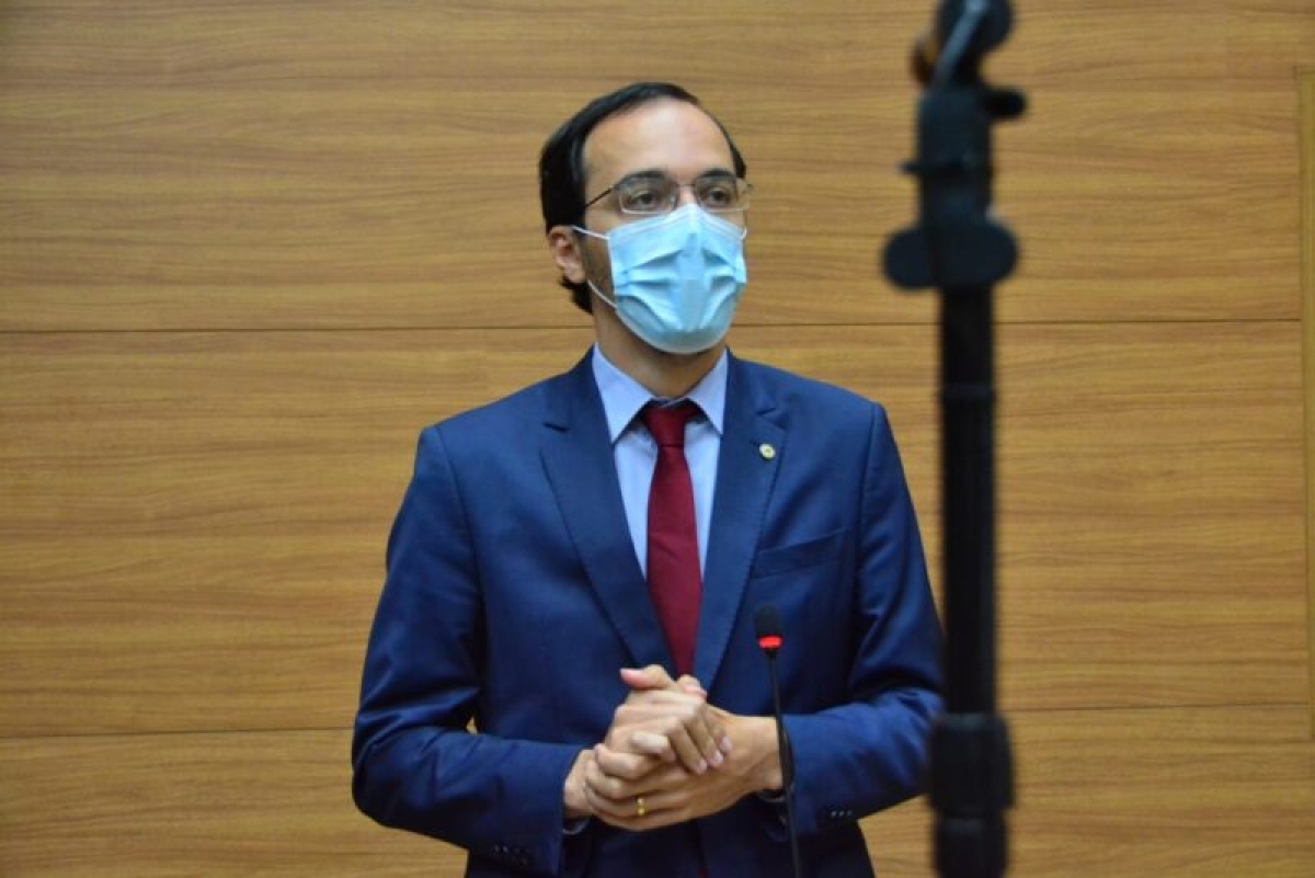 Georgeo Passos comenta sobre uso de máscara e hospital de campanha (Foto: Jadilson Simões)