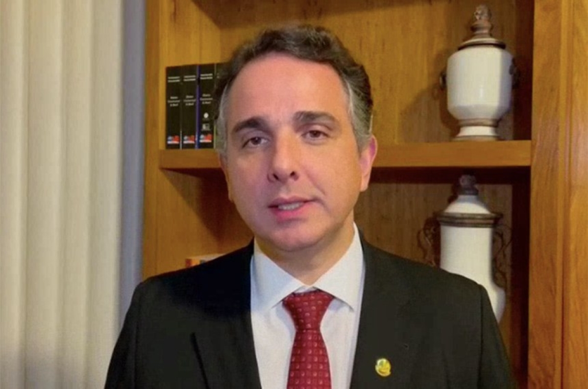 O presidente do Senado também ressaltou que foi discutida na reunião a necessidade de um novo Refis (Foto: Reprodução/ TV Senado)