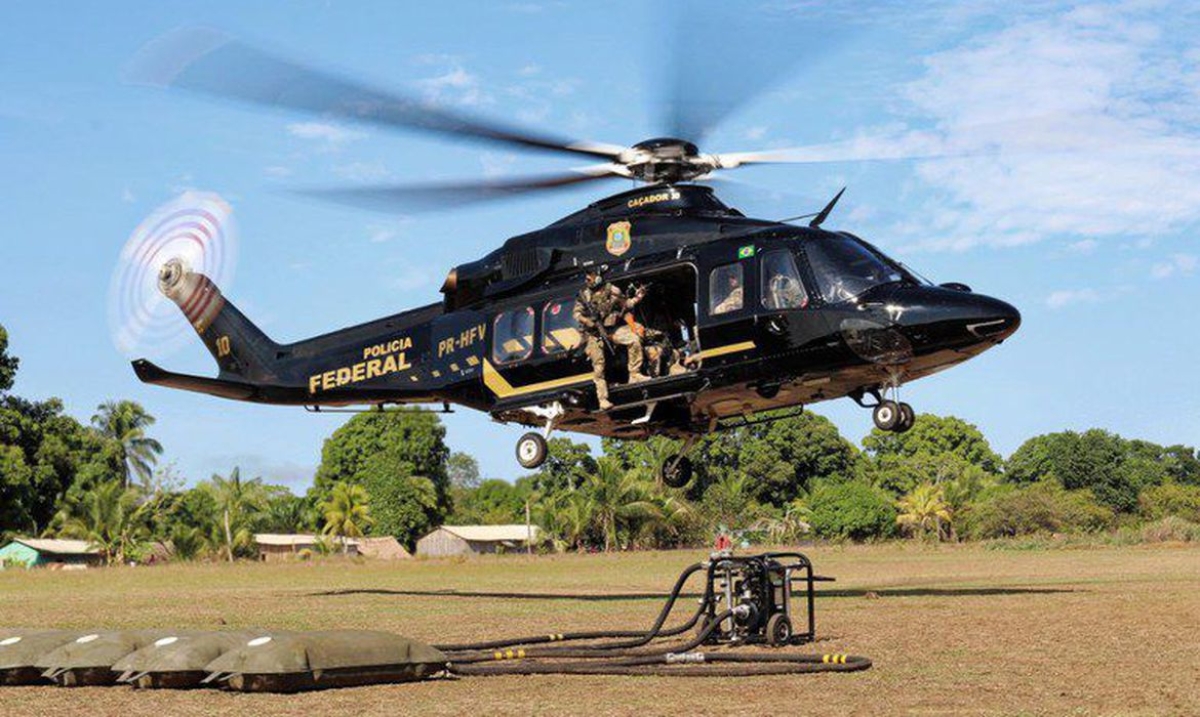 Polícia Federal investiga garimpos clandestinos em terras indígenas (Foto: Divulgação/ Polícia Federal)