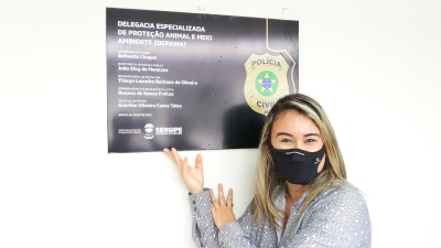 "Um sonho que agora é realidade", comemora Kitty Lima durante inauguração oficial da Delegacial de Proteção Animal e Meio Ambiente (Depama) - Foto: Assessoria Kitty Lima