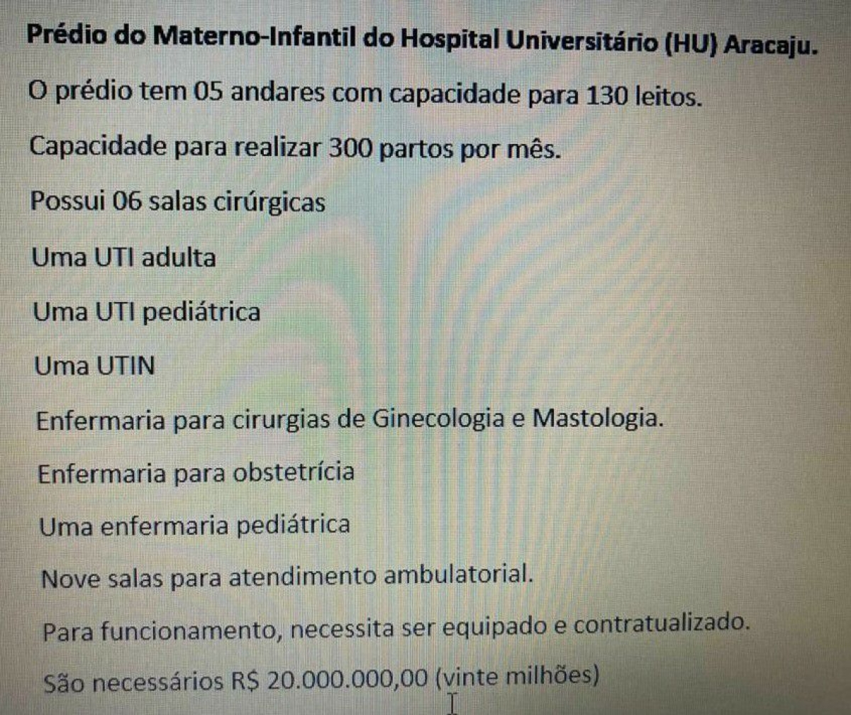 José Carlos Machado volta a chamar atenção para a necessidade do funcionamento da maternidade do HU (Imagem: )