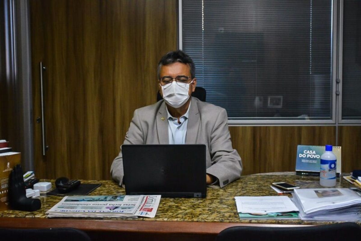 Aprovada indicação de Luciano Pimentel que pede prioridade para profissionais de instituições financeiras na vacinação contra Covid-19 (Foto: Assessoria Luciano Pimentel)