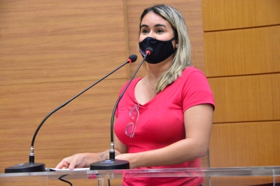 "O governo que se recusa a prestar contas de um empréstimo é o mesmo que está sendo investigado pela Polícia Federal", alfineta Kitty Lima a gestão de Belivaldo Chagas (Foto: Assessoria Kitty Lima)