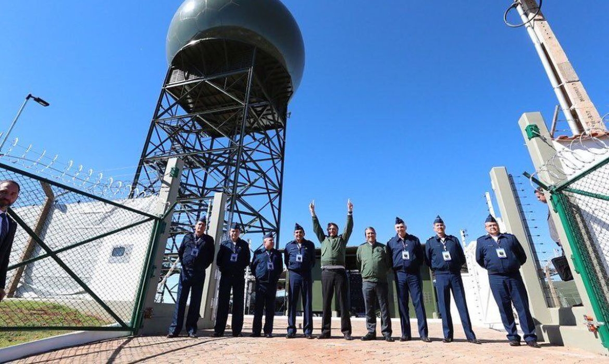 Defesa inaugura estação de controle do espaço aéreo em Ponta Porã (Foto: Isac Nóbrega/ PR)
