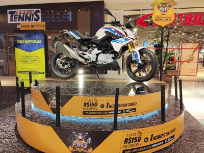 Shopping Jardins anuncia ganhador de moto BMW (Foto: Divulgação)