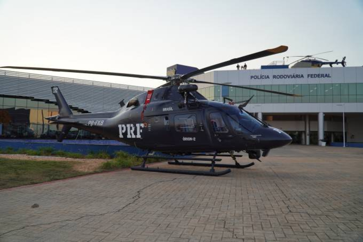 PRF recebe três helicópteros do MJSP (Foto: PRF)
