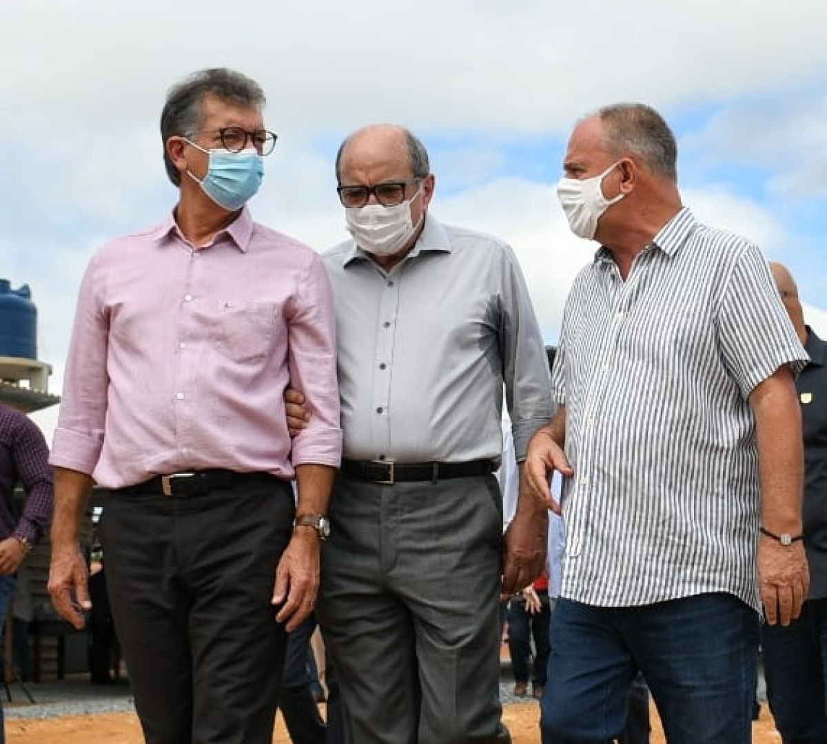 Deputado Laércio Oliveira visita obras do novo Moinho de trigo do Grupo Maratá (Foto: Site Laércio Oliveira)