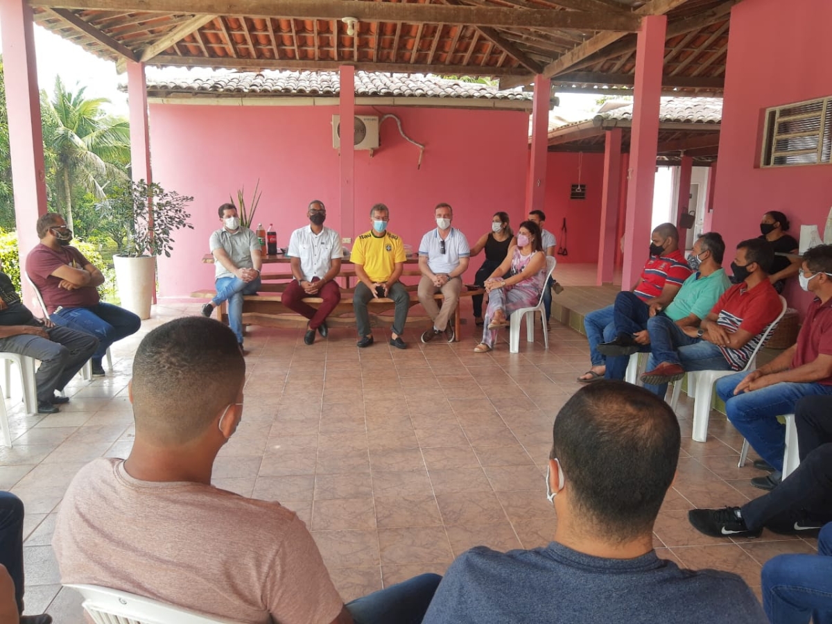 Laércio Oliveira tem reunião com lideranças políticas de São Cristóvão (Foto: Site Laércio Oliveira)