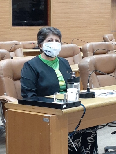 "�? preciso que os governantes se coloquem no lugar dos pacientes", apela Maria Mendonça ao falar sobre a luta dos renais crônicos (Foto: Assessoria Maria Mendonça)