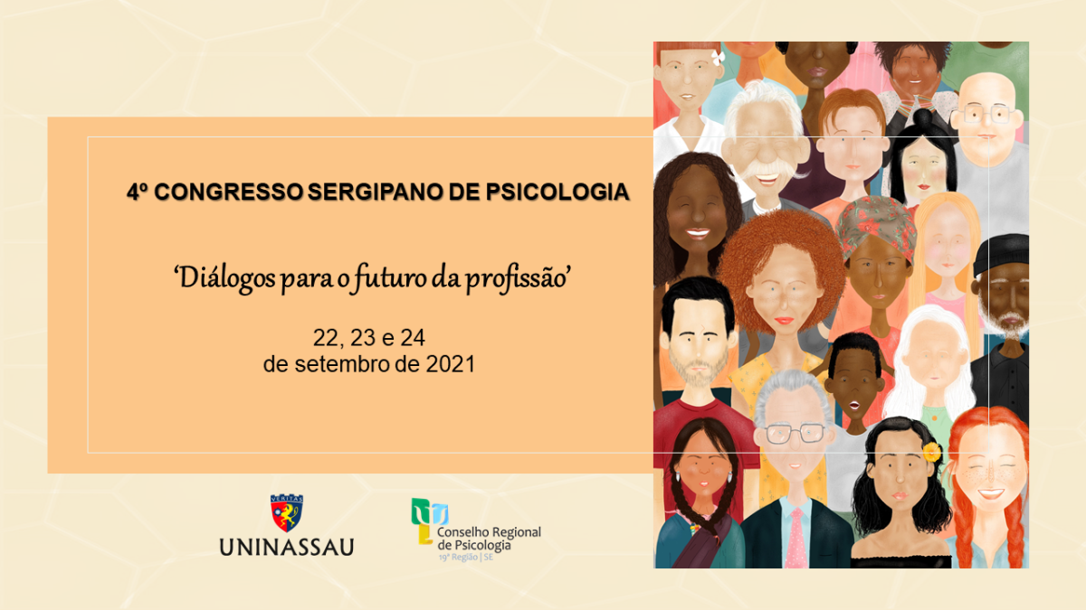 4º Congresso Sergipano de Psicologia promove "Diálogos para o futuro da profissão" (Imagem: Divulgação)