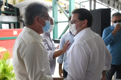 Deputado Laércio Oliveira participa da solenidade de ampliação da Usina Taquari (Foto: Site Laércio Oliveira)