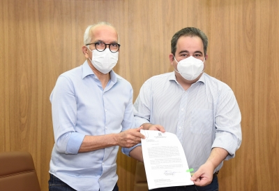 Prefeito Edvaldo Nogueira comunica afastamento à Câmara para participar de evento em Dubai (Foto: Ana Lícia Menezes/ PMA)