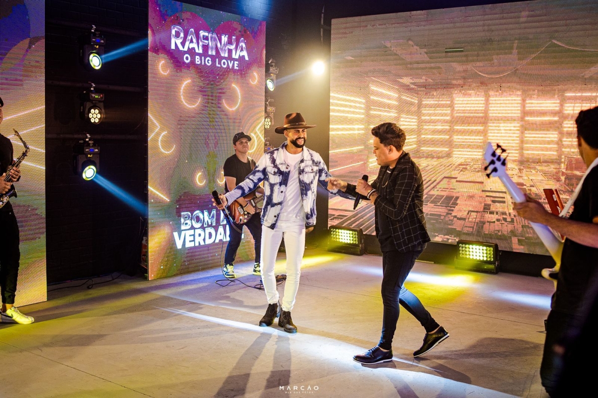 Rafinha O Big Love grava novo EP em Aracaju: "�? bom de verdade" (Foto: Marcão)