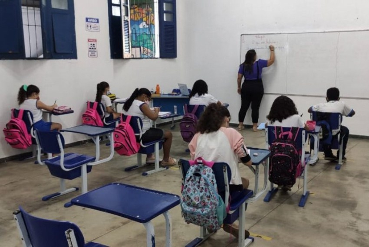 Escola da rede municipal de Cachoeiro do Itapemirim/ ES (Foto: Divulgação/ PMCI)