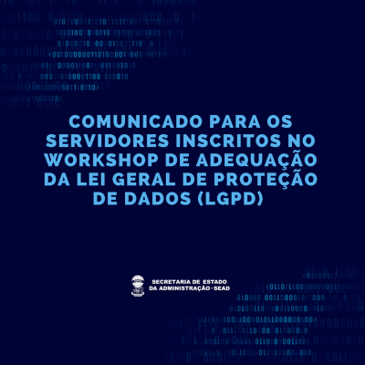 Sead divulga link para Workshop (Imagem: Divulgação/ Sead/SE)