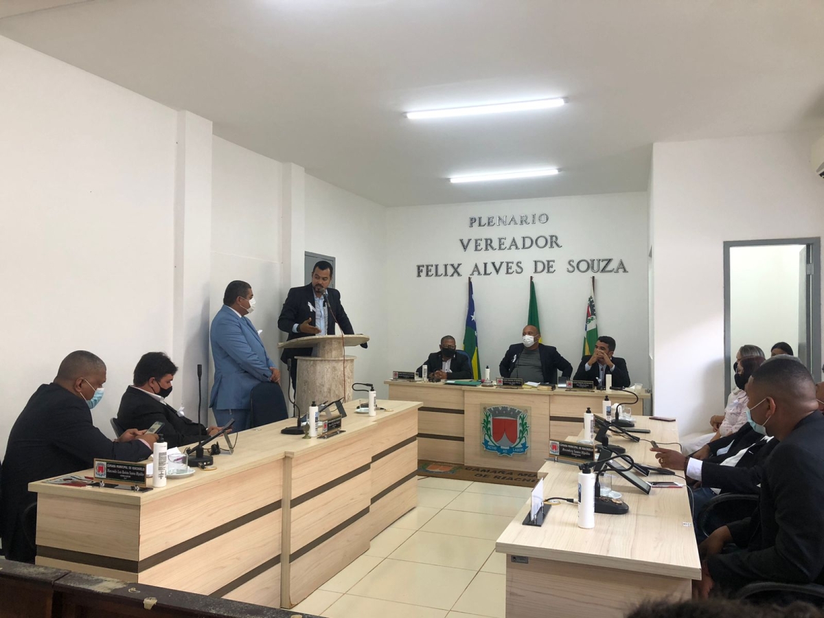 Suplente de vereador toma posse na Câmara de Riachuelo (Foto: Ascom CMR)