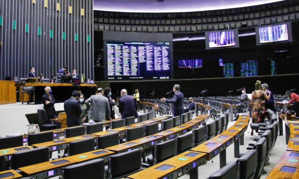 Plenário durante Sessão do Congresso Nacional (Foto: Marina Ramos/ Câmara dos Deputados)