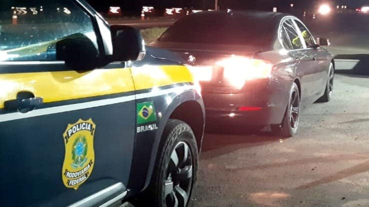 No Rio Grande do Sul, Polícia Rodoviária Federal prende homem que clonou o próprio carro (Foto: PRF)