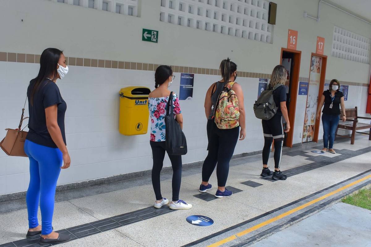 Unit reforça protocolos para retomar aulas presenciais 
(Foto: Asscom Unit)