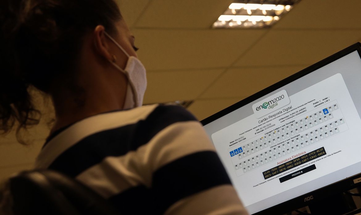 Notas de 2020 e 2021 do Enem podem ser usadas no ProUni (Foto: Marcello Casal Jr./ Agência Brasil)