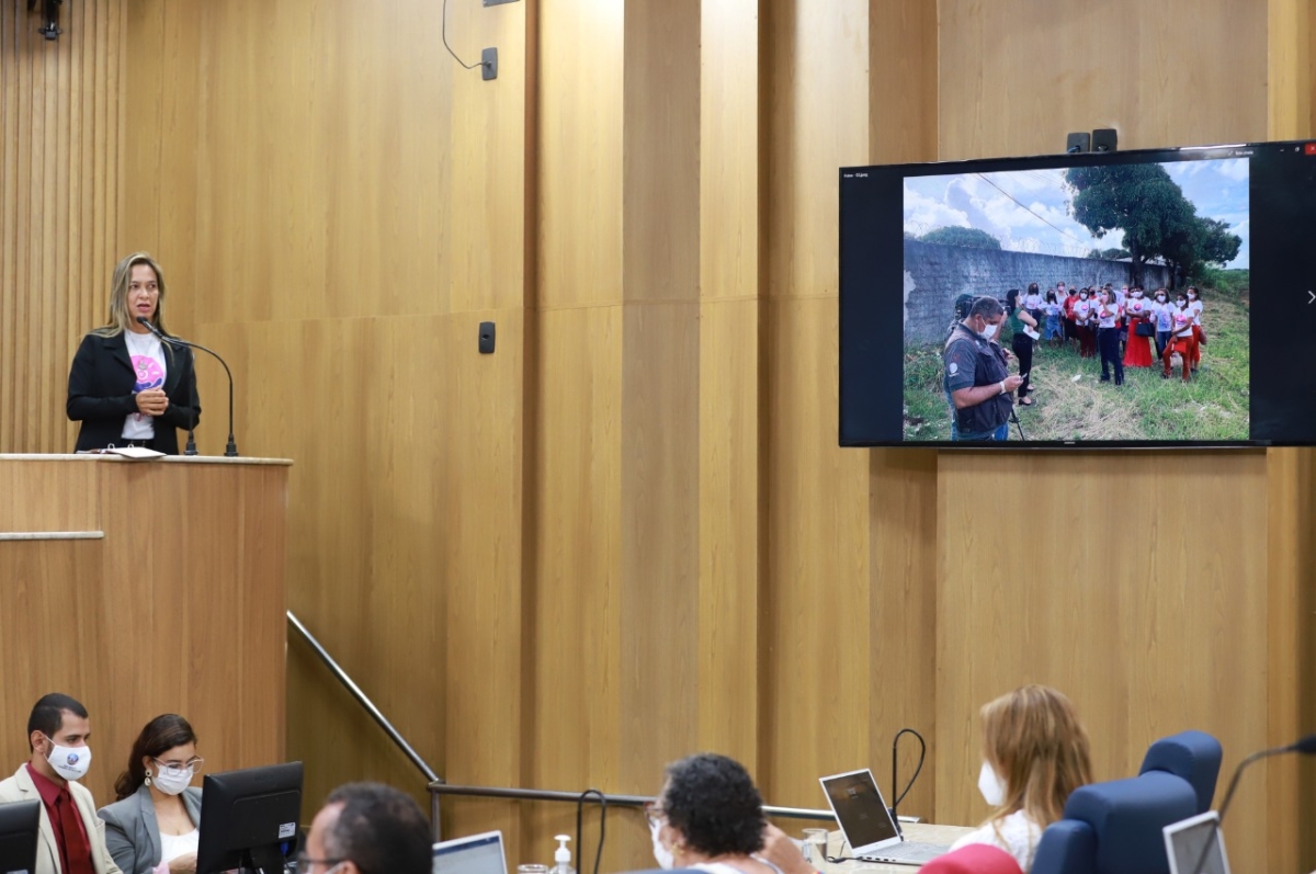 "Não importa quem venceu a licitação, a gente quer o Hospital do Câncer construído", afirma Sheyla Galba (Foto: Gilton Rosas)