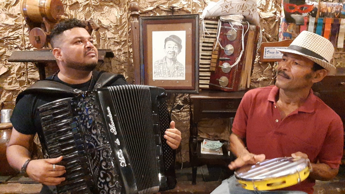 Mimi do Acordeon e Carlos Alberto no Pandeiro (Foto: Assessoria)