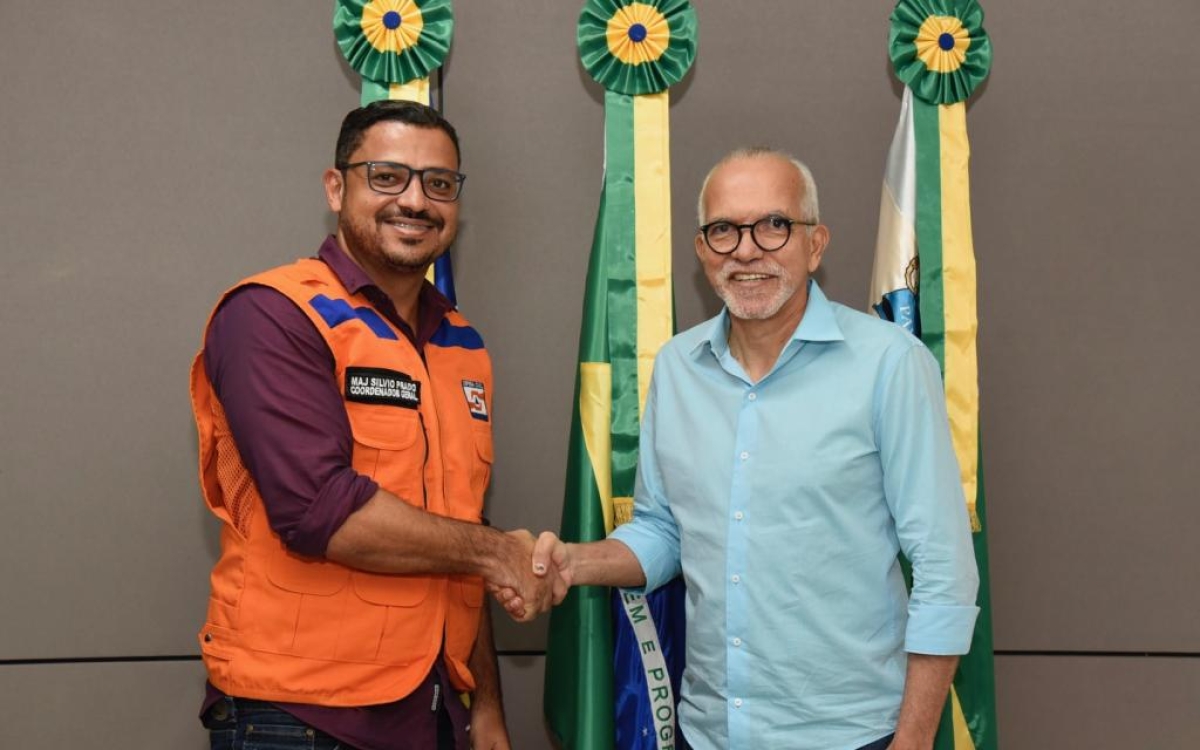 Major Silvio Prado assume a Secretaria da Defesa Social de Aracaju (Foto: Ana Lícia Menezes/ PMA)