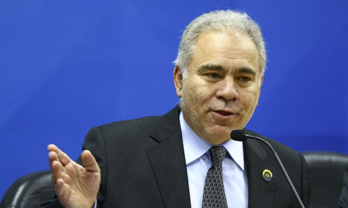O ministro da Saúde, Marcelo Queiroga, durante cerimônia de lançamento do Plano de Integridade 2022/2023 (Foto: Marcelo Camargo/ Agência Brasil)