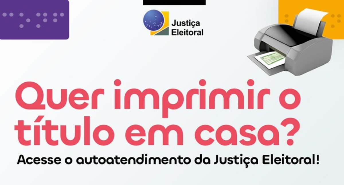 Novidade: Título de Eleitor agora pode ser impresso em casa (Imagem: TRE/SE)