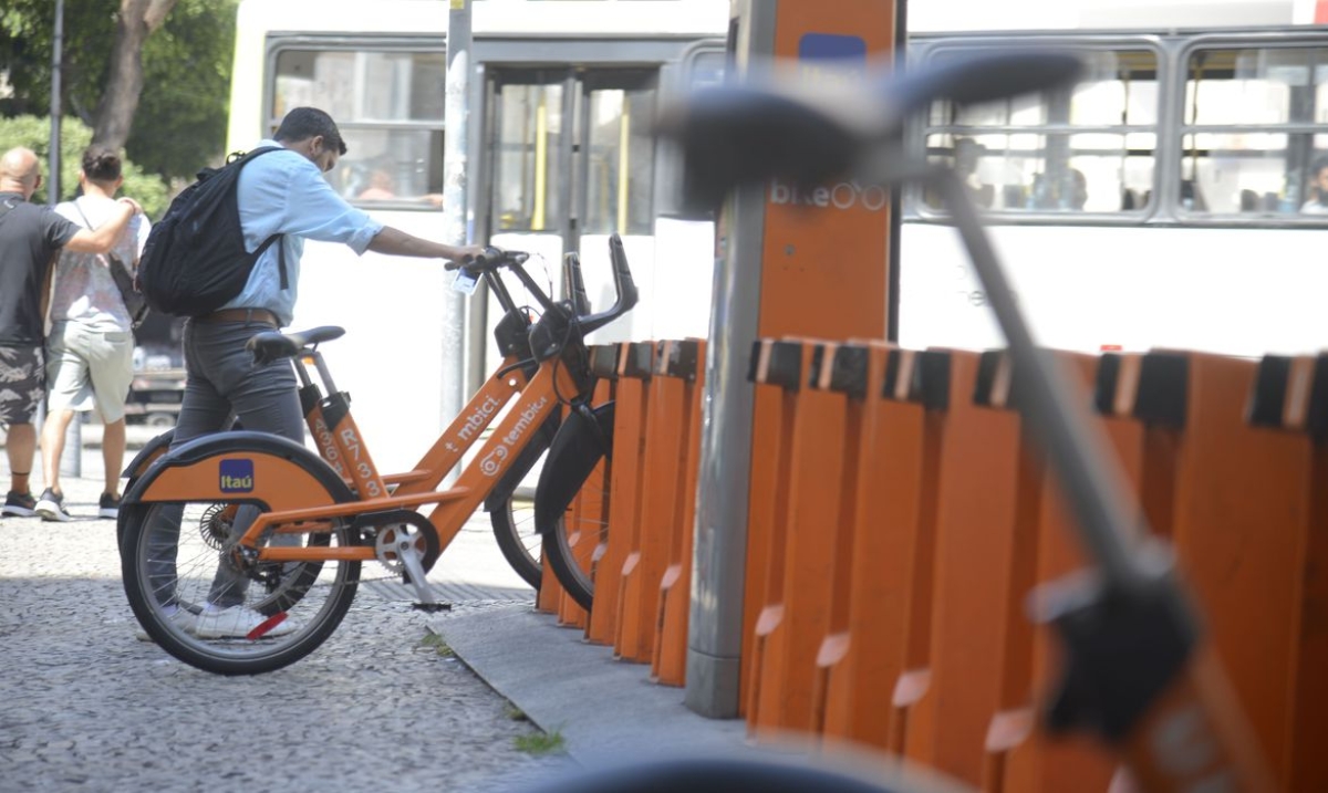 Uso de bicicletas compartilhadas cresce no RJ e SP neste ano (Foto: Tomaz Silva/ Agência Brasil)