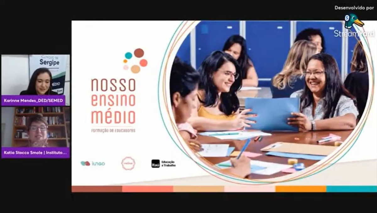 Curso sobre arquitetura do Novo Ensino Médio continua com inscrições abertas até o dia 17 de abril (Imagem: Divulgação)