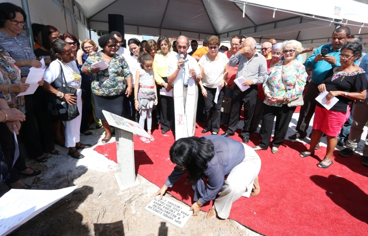 Missa Campal na AMO anuncia construção da nova Casa de Apoio (Foto: AMO)