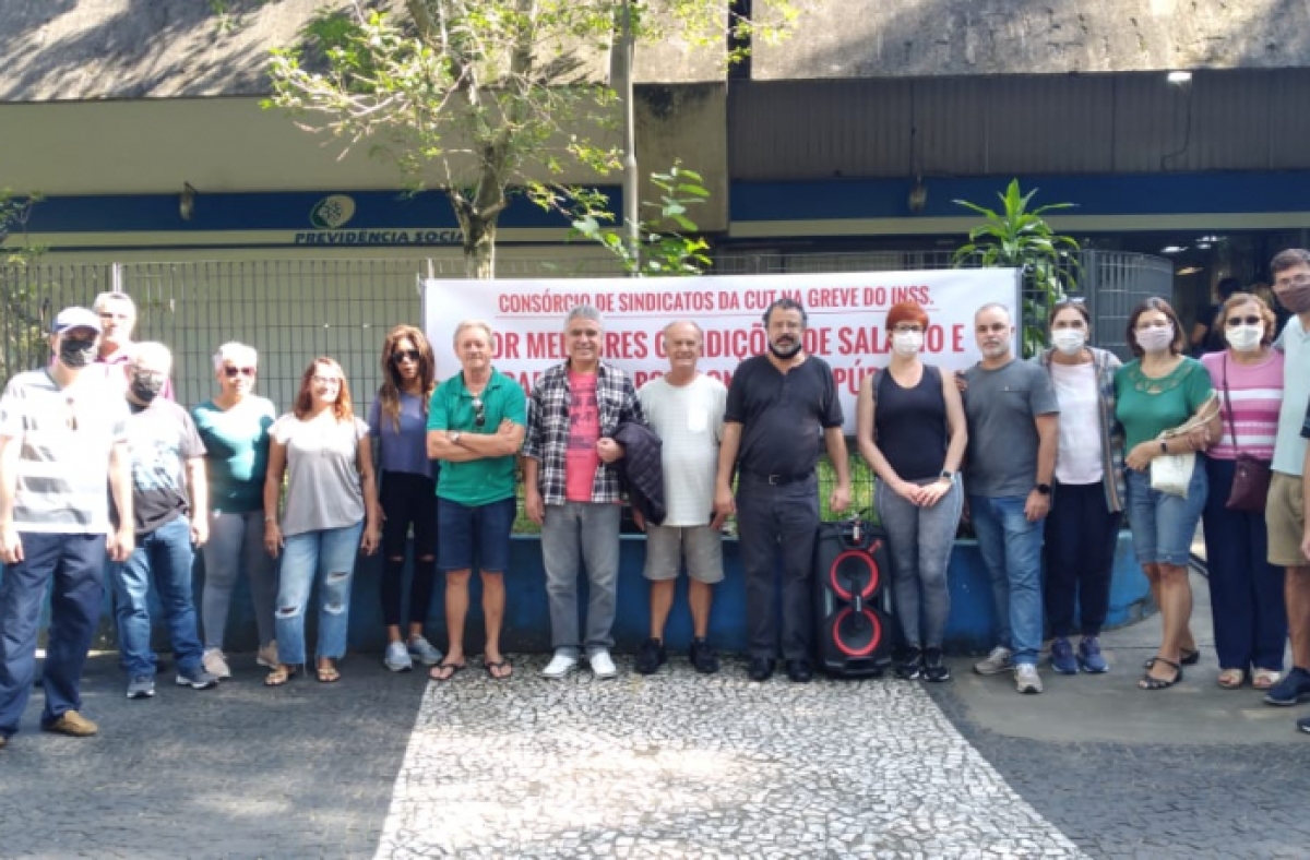 Sergipe: 20 dias de greve do INSS e a luta continua (Foto: CUT/SE)