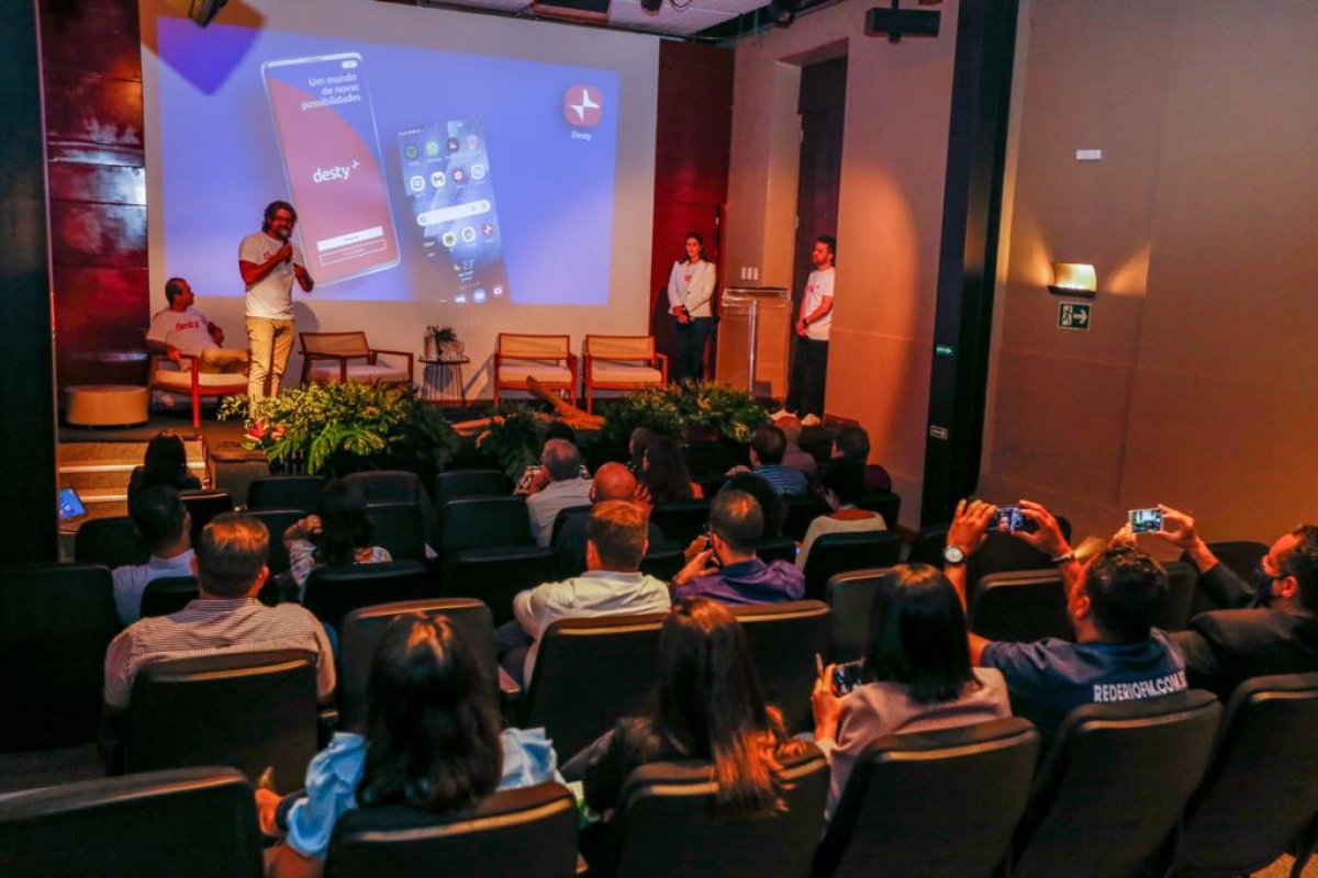 O lançamento do banco digital aconteceu durante uma entrevista coletiva - Foto: Ascom Grupo Banese