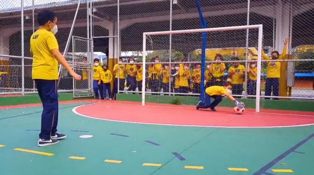 26 de abril: Crianças da LBV mandam recado em homenagem ao Dia do Goleiro - Imagem: Reprodução/ LBV