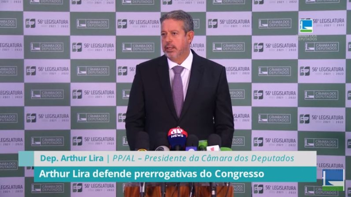 Lira diz que a Câmara não abre mão da prerrogativa de decidir sobre perda de mandato - Imagem: Reprodução de vídeo | YouTube Câmara dos Deputados