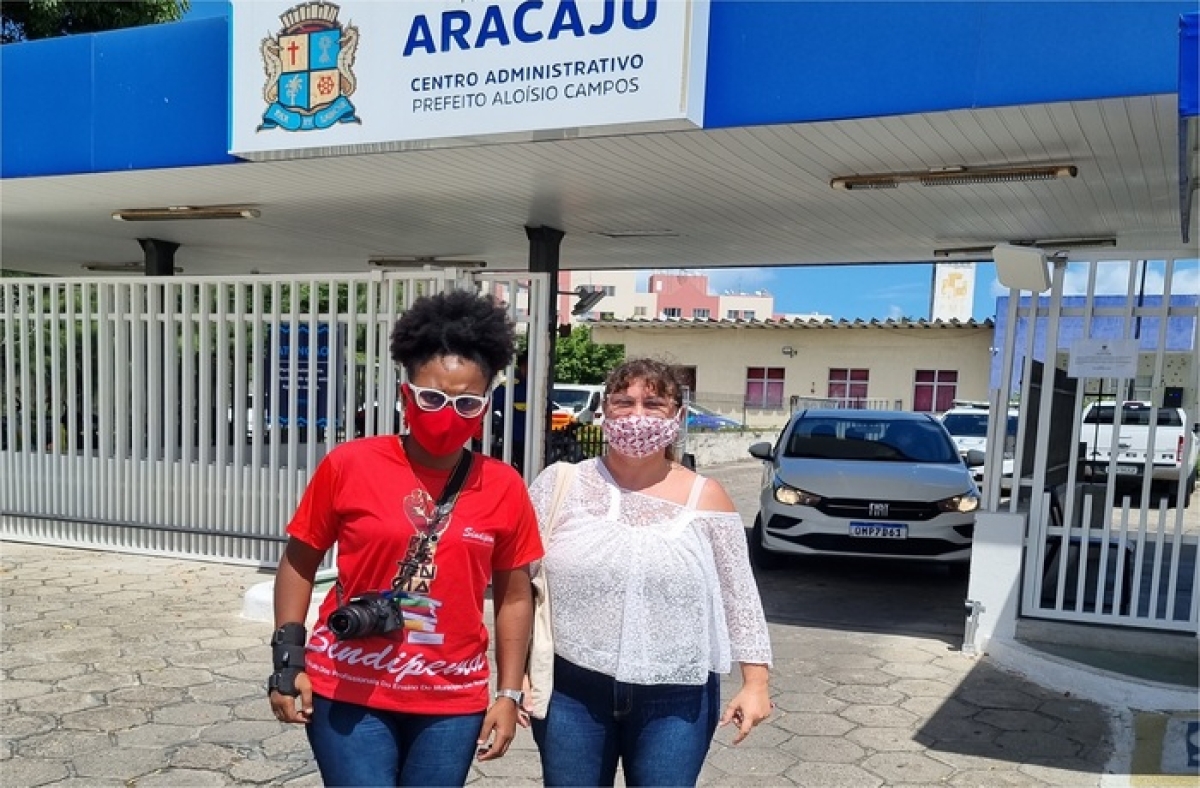 Prefeitura de Aracaju impede que jornalistas da CUT e do SINDIPEMA participem de Coletiva de Imprensa - Foto: CUT-SE