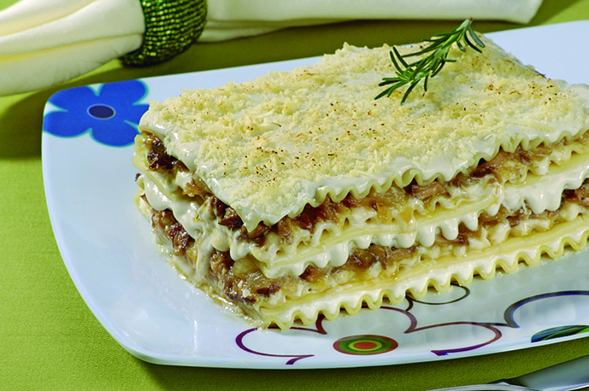 Lasanha de Lombo com Abacaxi Enlatado - Foto: Divulgação | Abeaço