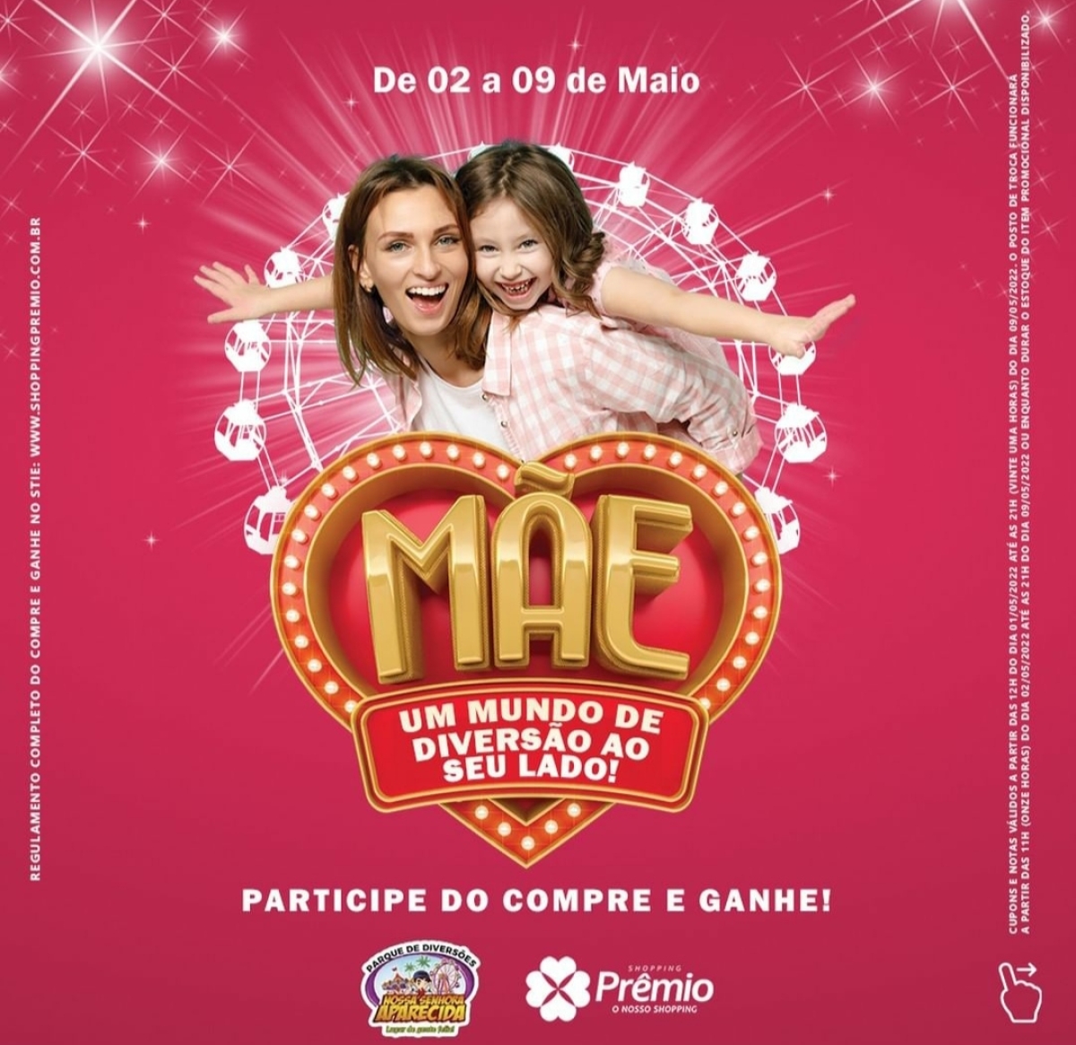 Shopping Prêmio tem programação especial para as mães - Imagem: Divulgação