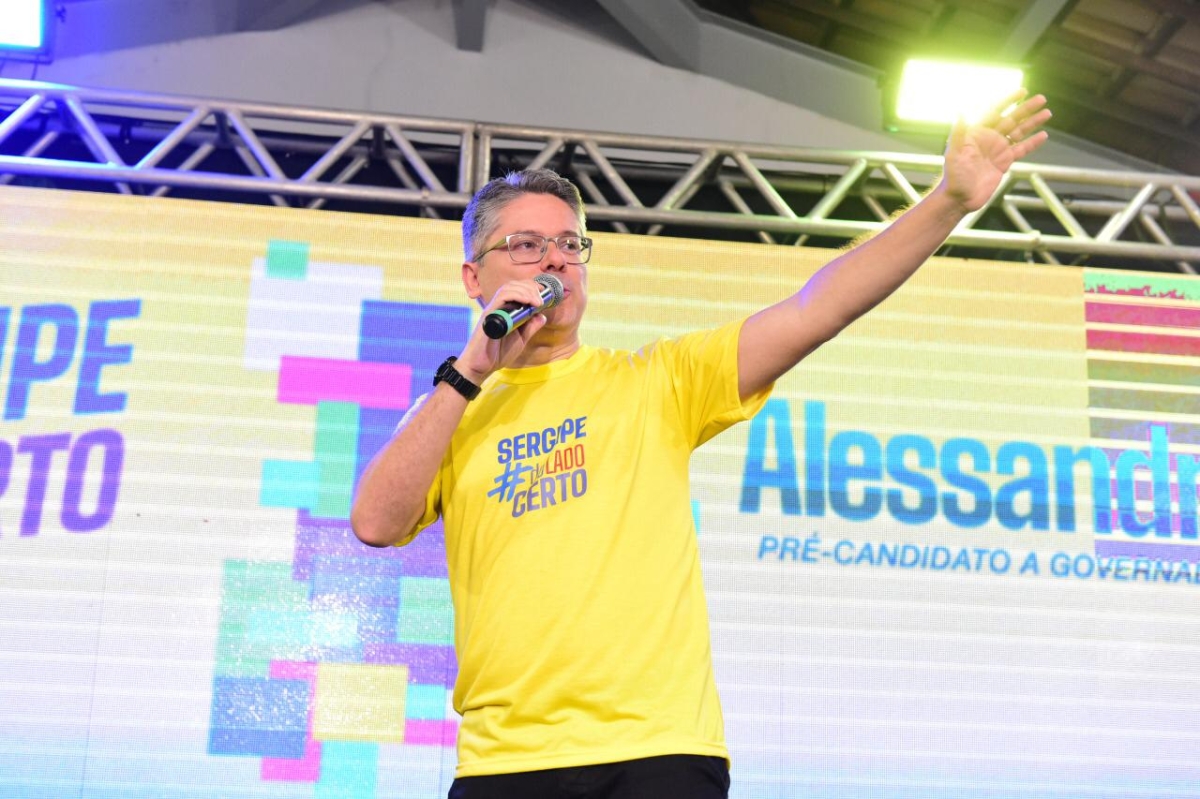"Vamos fazer juntos a mudança que nosso Sergipe espera", anuncia Alessandro Vieira - Foto: Assessoria Alessandro Vieira